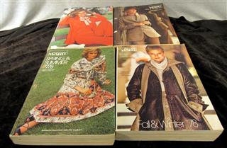LOT OF 4 VINTAGE MONTGOMERY WARD CATALOGS 1977 1978 - CATALOGS ARE FOUR SEASONS